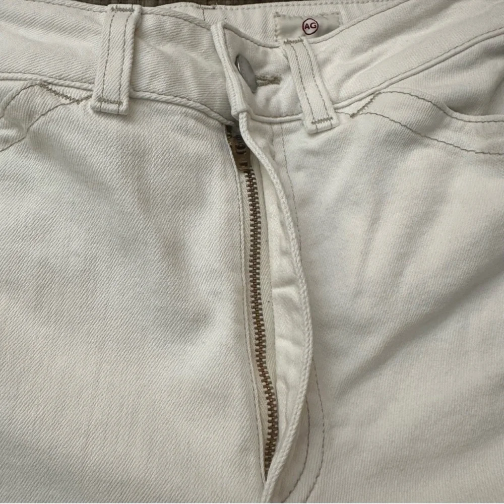 AG Adriano Goldschmied Rosie Workwear Wide Leg Jeans White 
Size 32 - Picture 10 of 12